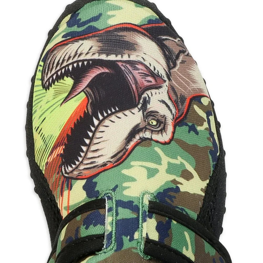 New Size 5 Jurassic Park World sneakers water pool beach shoes Velcro dinosaur